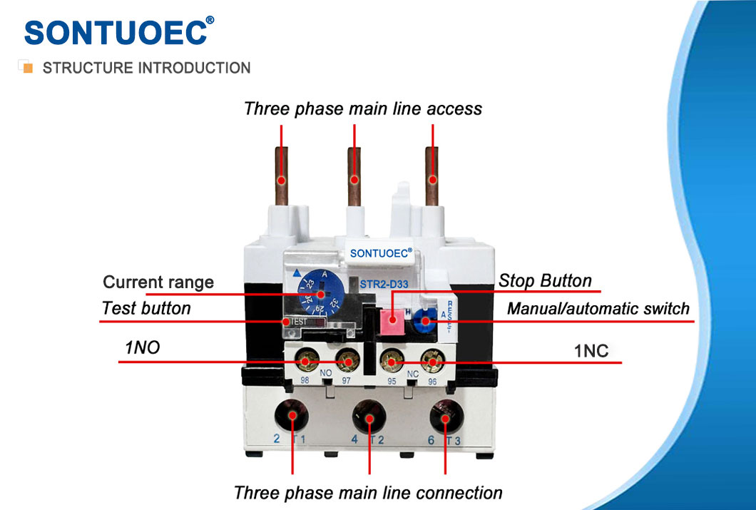 STR2-D33 Thermal Overload Relay