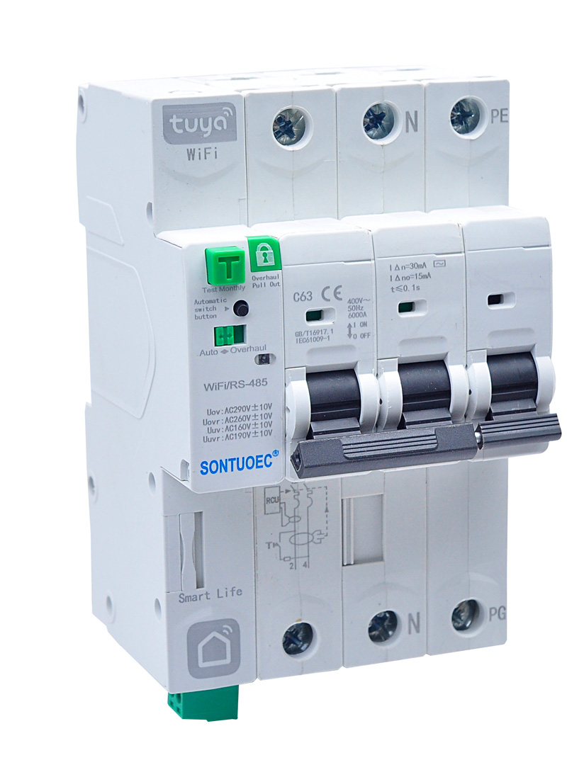 IoT 4G సర్క్యూట్ బ్రేకర్ WiFi Tuya APP రిమోట్ కంట్రోల్ వైర్‌లెస్ రిమోట్